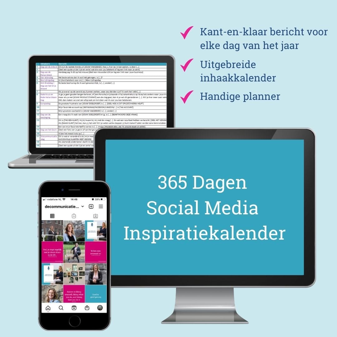 365 Dagen Social Media Inspiratiekalender